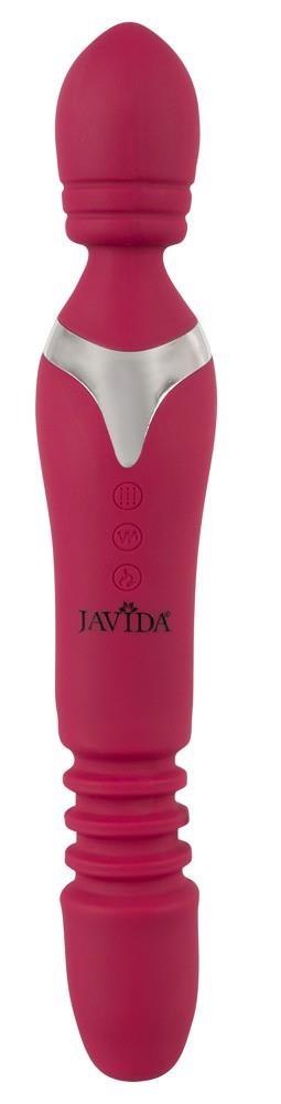 Wibrator Javida rozgrzewający z pchnięciami 27 cm USB