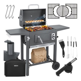 Grill ogrodowy z pokrywą 105x110x50cm Kaminer KAMINER
