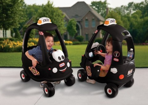 Jeździk samochód cozy coupe czarna taxi LITTLE TIKES