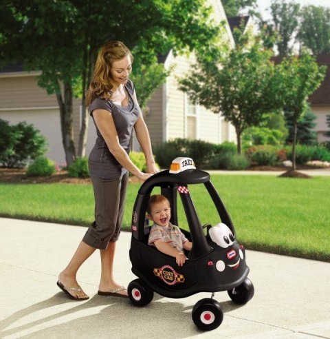 Jeździk samochód cozy coupe czarna taxi LITTLE TIKES