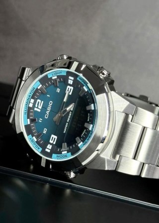 Casio ZEGAREK MĘSKI CASIO AMW-870DA-2A2 + BOX