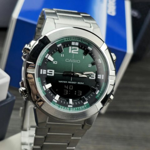 Casio ZEGAREK MĘSKI CASIO AMW-870DA-3AV + BOX