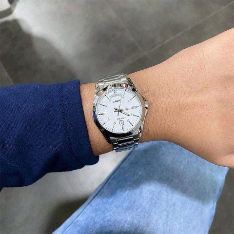 Casio ZEGAREK MĘSKI CASIO MTP-1370D-7A3 (zd025g) + BOX