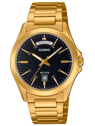 Casio ZEGAREK MĘSKI CASIO MTP-1370G-1A (zd025h) + BOX
