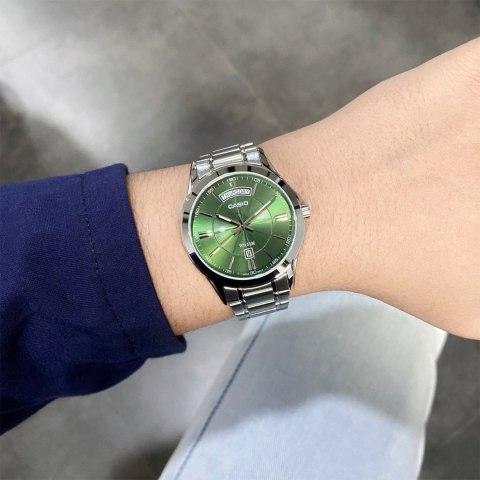 Casio ZEGAREK MĘSKI CASIO MTP-1381D-3AV (zd076d) + BOX