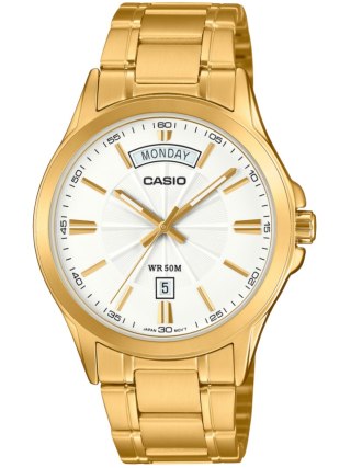 Casio ZEGAREK MĘSKI CASIO MTP-1381GD-7A (zd191e) + BOX