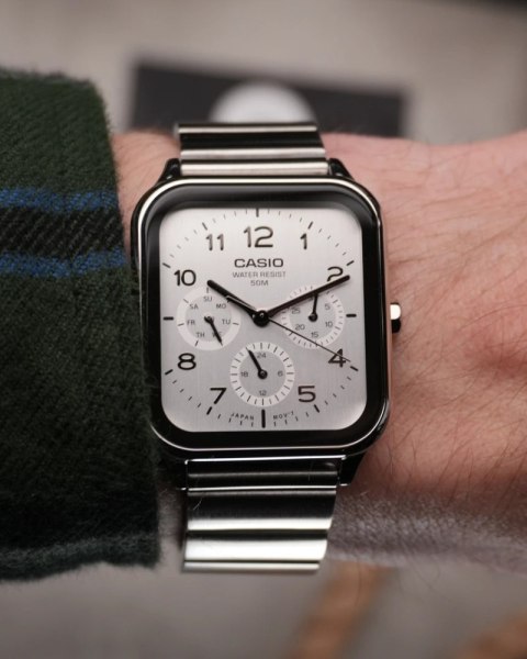 Casio ZEGAREK MĘSKI CASIO MTP-M306D-7A + BOX