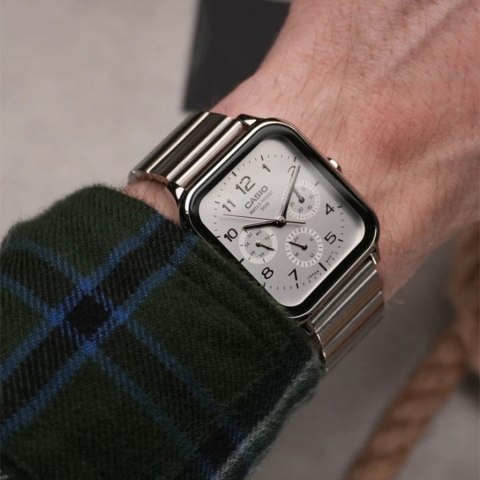 Casio ZEGAREK MĘSKI CASIO MTP-M306D-7A + BOX