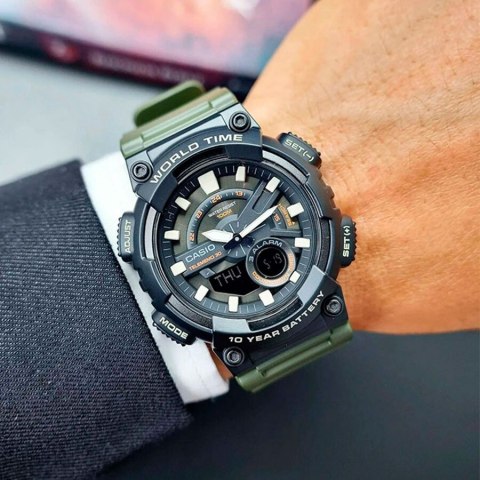 Casio Zegarek Casio Sport AEQ-110W-3A + BOX