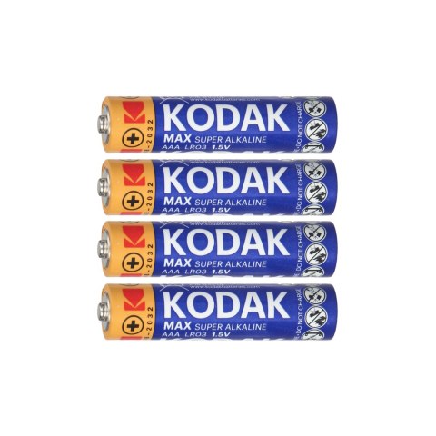 Baterie Kodak MAX Alkaline AAA LR03, 4 szt. Orno