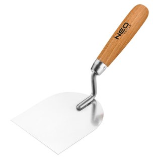 Kielnia sztukatorska podkówka, 100 mm, uchwyt drewniany NEO TOOLS