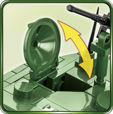 Klocki sherman m4a3e2 jumbo COBI KLOCKI