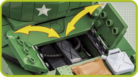 Klocki sherman m4a3e2 jumbo COBI KLOCKI