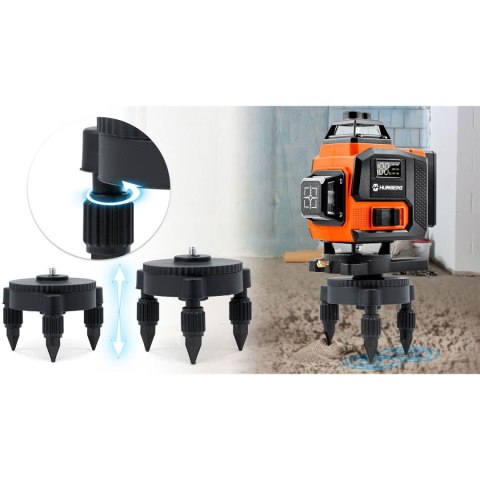 Laser krzyżowy w walizce + akcesoria Humberg HM-175