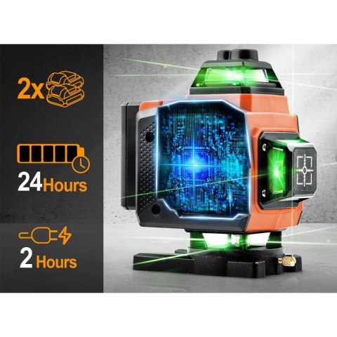 Laser krzyżowy w walizce + akcesoria Humberg HM-175