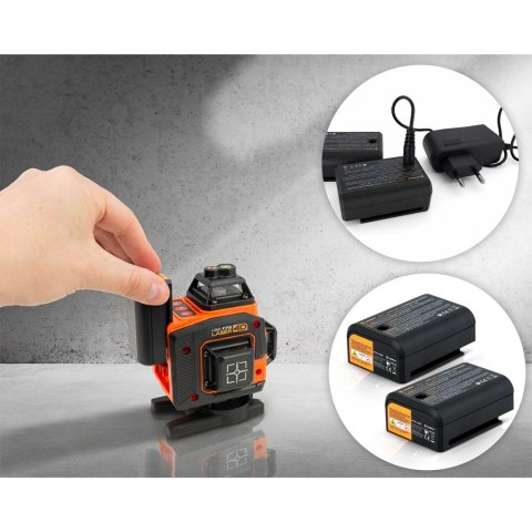 Laser krzyżowy w walizce + akcesoria Humberg HM-175
