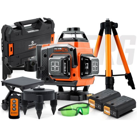 Laser krzyżowy w walizce + akcesoria Humberg HM-175