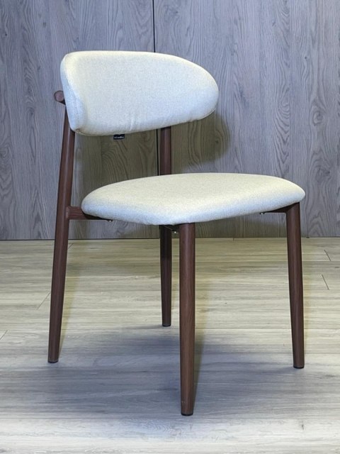Lugano Krzesło tapicerowane LUCCA BEIGE FABRIC OUTLET