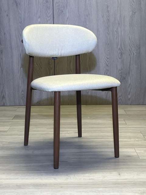 Lugano Krzesło tapicerowane LUCCA BEIGE FABRIC OUTLET