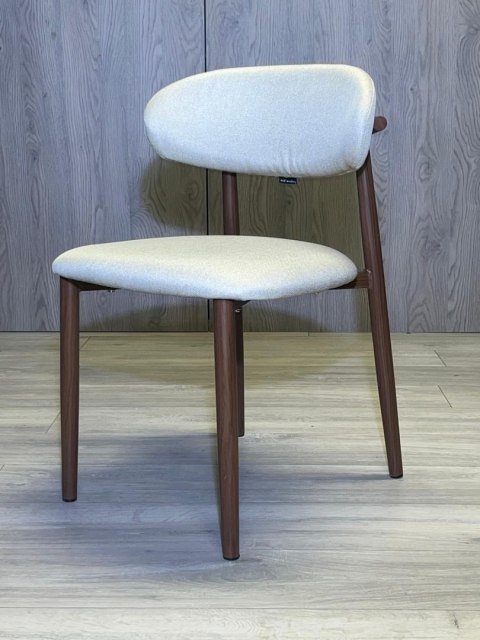 Lugano Krzesło tapicerowane LUCCA BEIGE FABRIC OUTLET