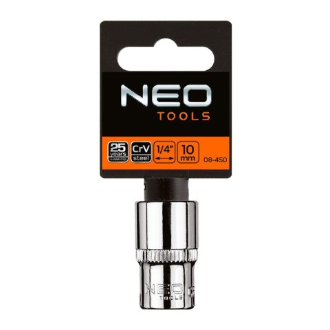 Nasadka sześciokątna 1/4", 10 mm NEO TOOLS
