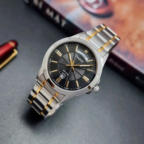Casio ZEGAREK MĘSKI CASIO MTP-1381G-1A (zd191d) + BOX