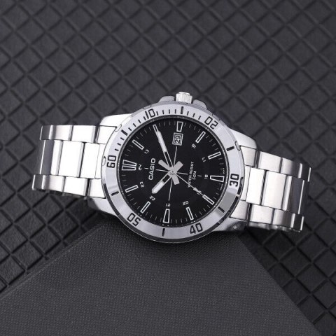 Casio ZEGAREK MĘSKI CASIO MTP-VD01D-1CVUDF (zd185b) + BOX