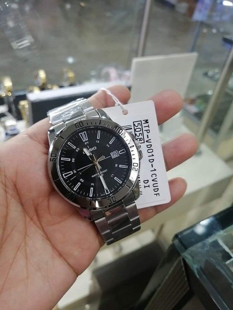 Casio ZEGAREK MĘSKI CASIO MTP-VD01D-1CVUDF (zd185b) + BOX