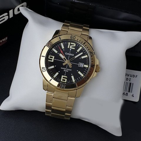 Casio ZEGAREK MĘSKI CASIO MTP-VD01G-1B + BOX