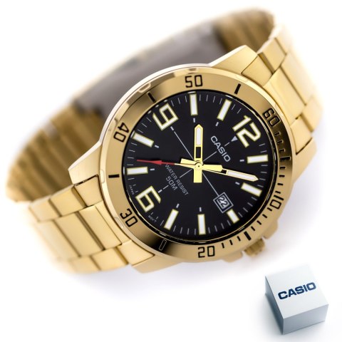 Casio ZEGAREK MĘSKI CASIO MTP-VD01G-1B + BOX