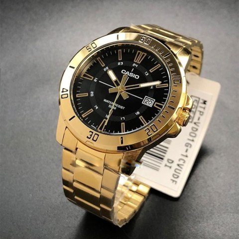 Casio ZEGAREK MĘSKI CASIO MTP-VD01G-1CVUDF (zd185d) + BOX