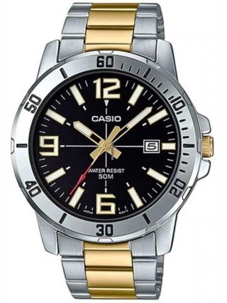 Casio ZEGAREK MĘSKI CASIO MTP-VD01SG-1B + BOX