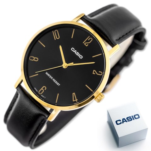 Casio ZEGAREK MĘSKI CASIO MTP-VT01GL-1B2 + BOX