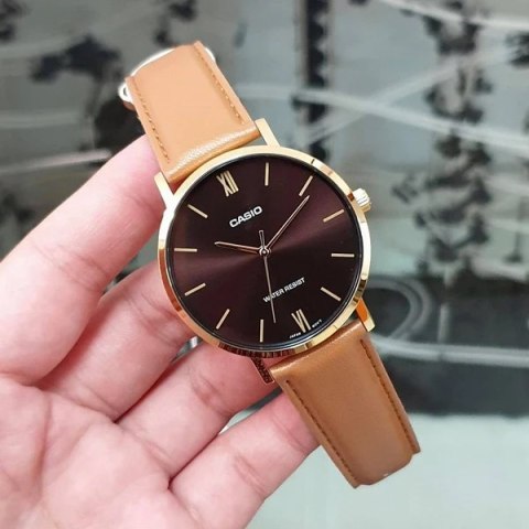 Casio ZEGAREK MĘSKI CASIO MTP-VT01GL-5B + BOX (zd165j)