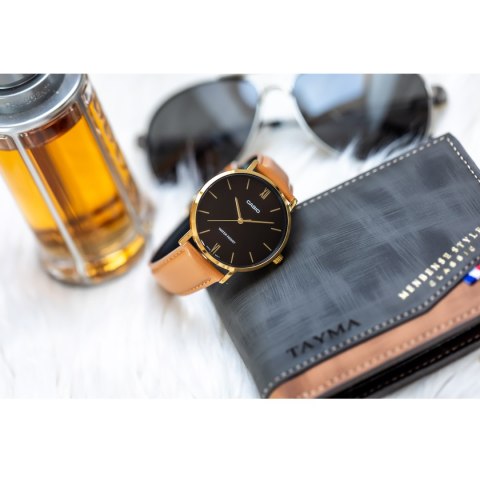 Casio ZEGAREK MĘSKI CASIO MTP-VT01GL-5B + BOX (zd165j)