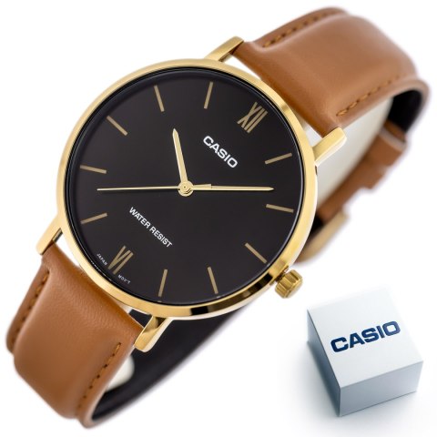 Casio ZEGAREK MĘSKI CASIO MTP-VT01GL-5B + BOX (zd165j)