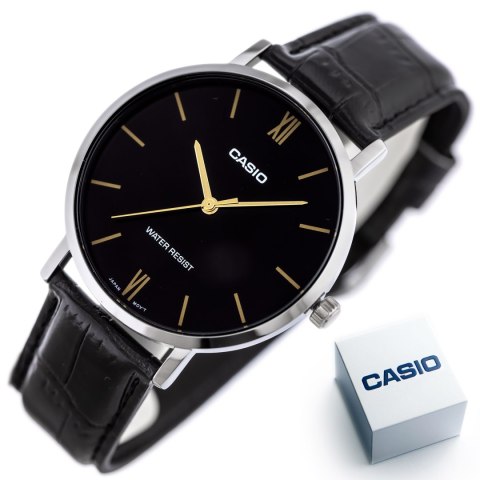 Casio ZEGAREK MĘSKI CASIO MTP-VT01L-1B + BOX (zd165g)