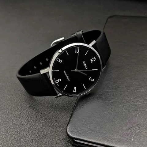 Casio ZEGAREK MĘSKI CASIO MTP-VT01L-1B2 + BOX (zd165k)