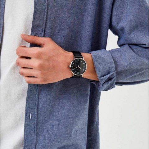 Casio ZEGAREK MĘSKI CASIO MTP-VT01L-1B2 + BOX (zd165k)