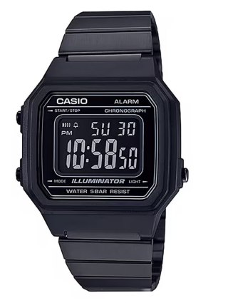 Casio ZEGAREK MĘSKI CASIO VINTAGE B650WB-1B + BOX