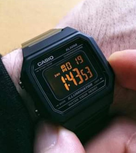 Casio ZEGAREK MĘSKI CASIO VINTAGE B650WB-1B + BOX