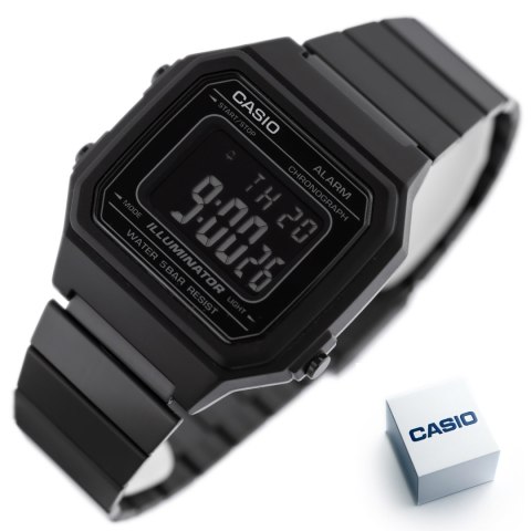 Casio ZEGAREK MĘSKI CASIO VINTAGE B650WB-1B + BOX