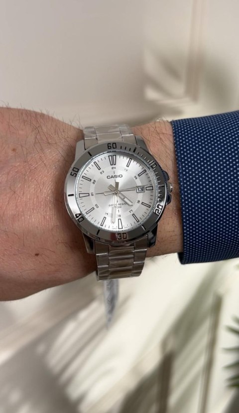 Casio Zegarek Męski Casio MTP-VD01D-7CVUDF (zd185k) + BOX
