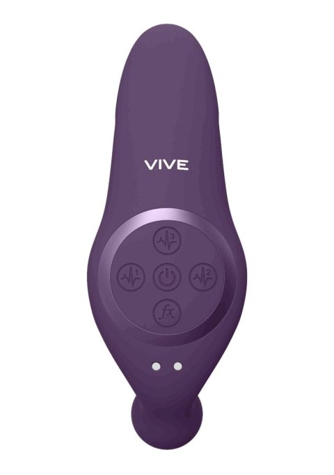 Wibrator analny Kata Vive fioletowy z pilotem USB