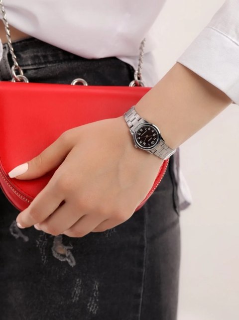 Casio ZEGAREK DAMSKI CASIO LTP-V001D-1B (zd589b) + BOX