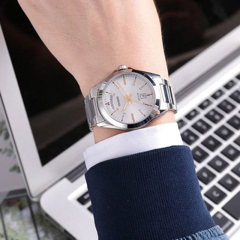 Casio ZEGAREK MĘSKI CASIO MTP-1370D-7A2V (zd025d) + BOX