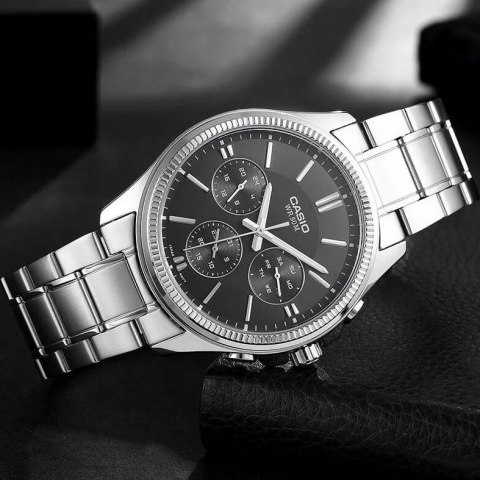 Casio ZEGAREK MĘSKI CASIO MTP-1375D-1AVDF (zd112b) + BOX