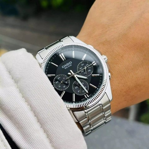 Casio ZEGAREK MĘSKI CASIO MTP-1375D-1AVDF (zd112b) + BOX