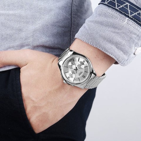 Casio ZEGAREK MĘSKI CASIO MTP-1375D-7A + BOX