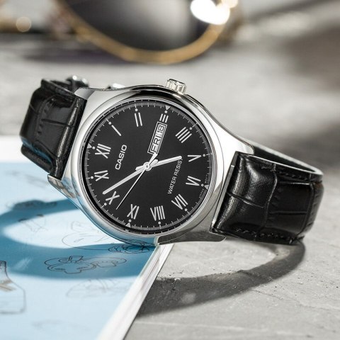 Casio ZEGAREK MĘSKI CASIO MTP-V006L-1B (zd210a) + BOX